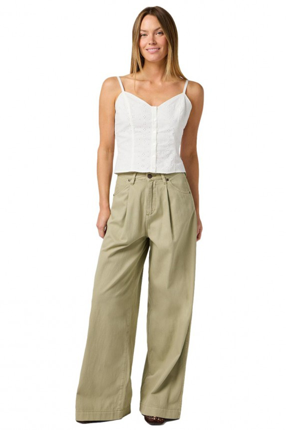 Джинсы Wrangler Pleated Trouser 112362959